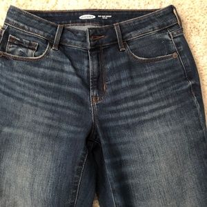 Old Navy Pop Icon Dark Wash Mid-Rise Skinny Jeans